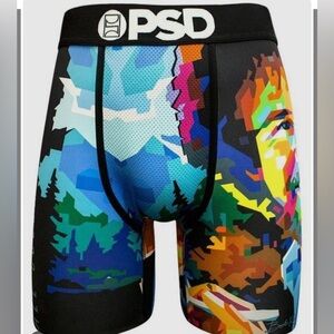 PSD Men's Size Medium- Boxer Briefs- NIB- Bob Ross Design